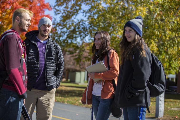 Landmark College students on campus